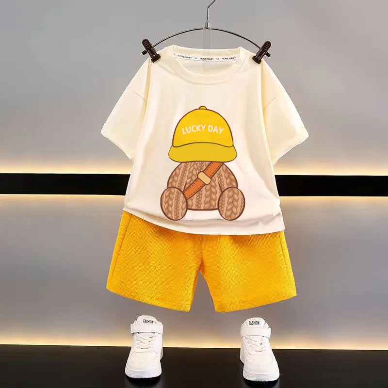 Duck Set Casual Loose Fitting Clothes for Boys