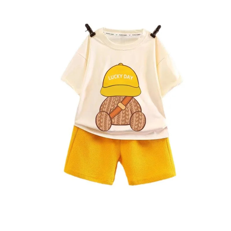 Duck Set Casual Loose Fitting Clothes for Boys