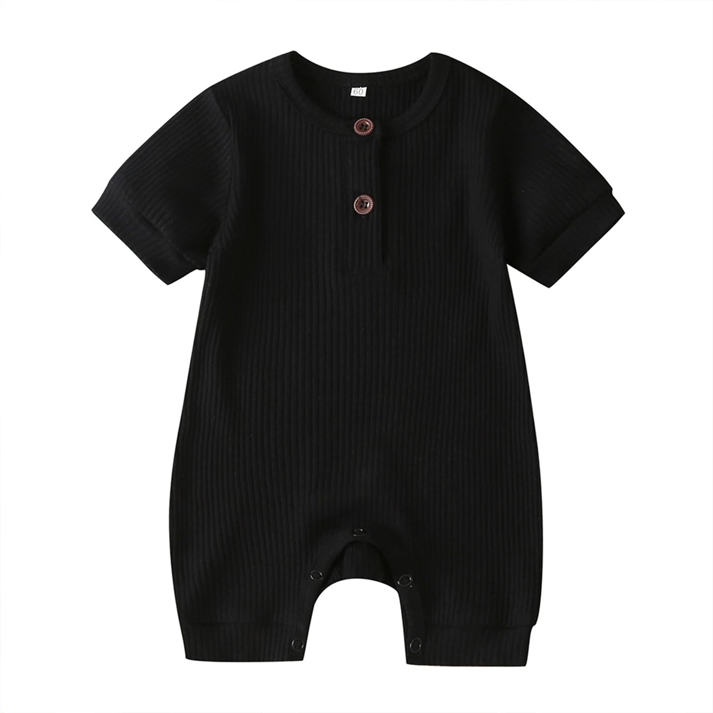 Infant Short Sleeve Bodysuit Soft Cotton Romper