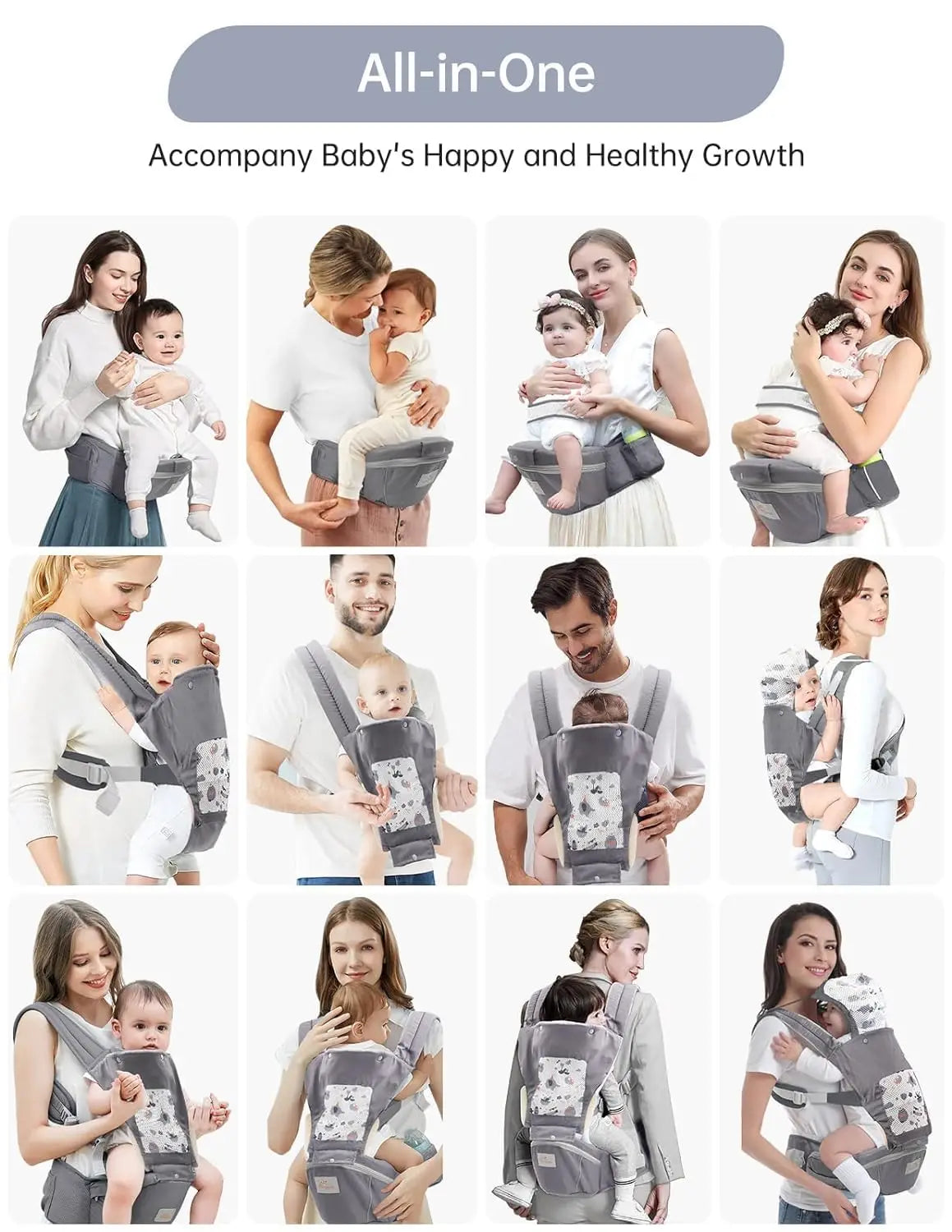 All Position Baby Hip Carrier