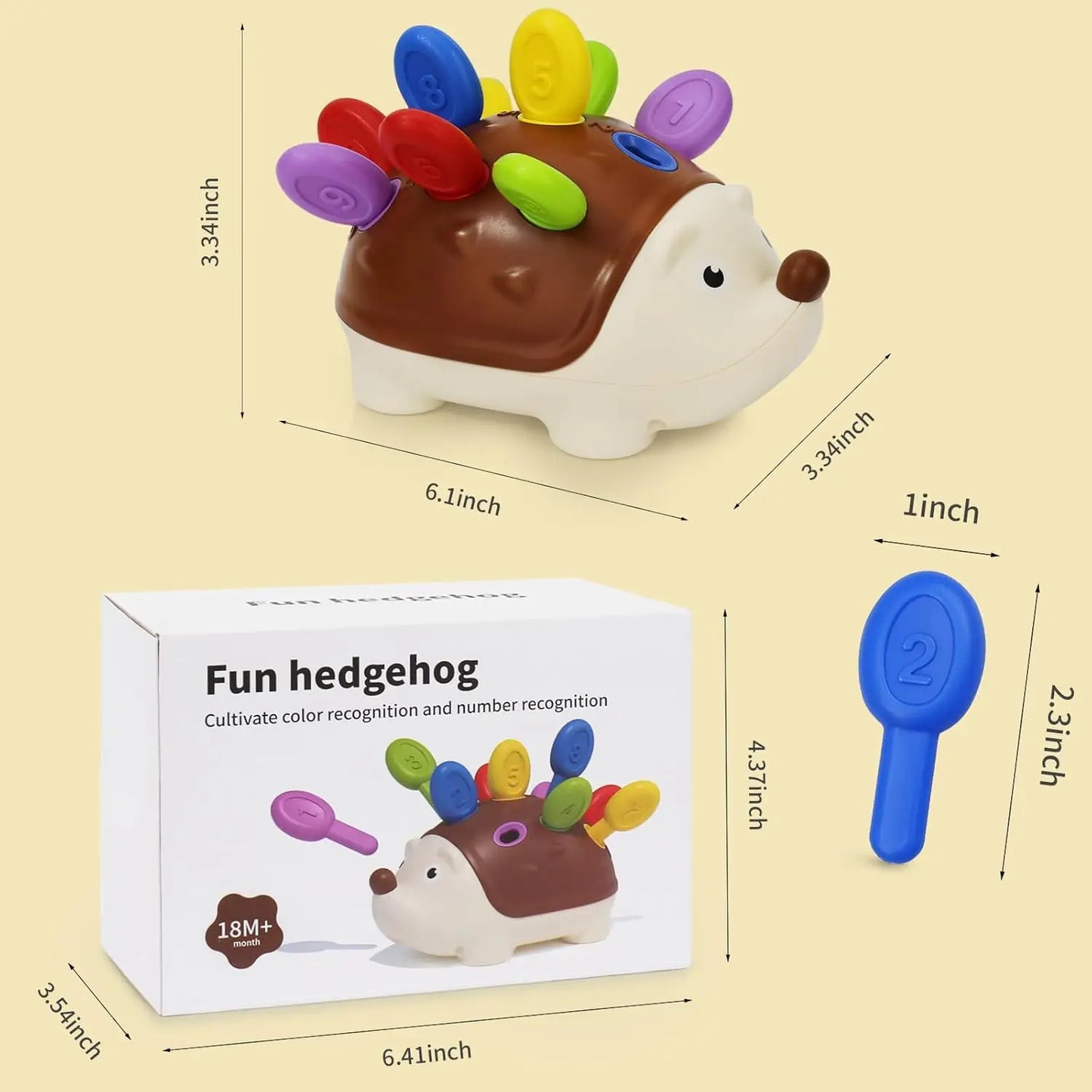 Hedgehog Montessori Educational Toy