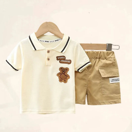 Baby Boy Clothes Set T-shirt+Shorts